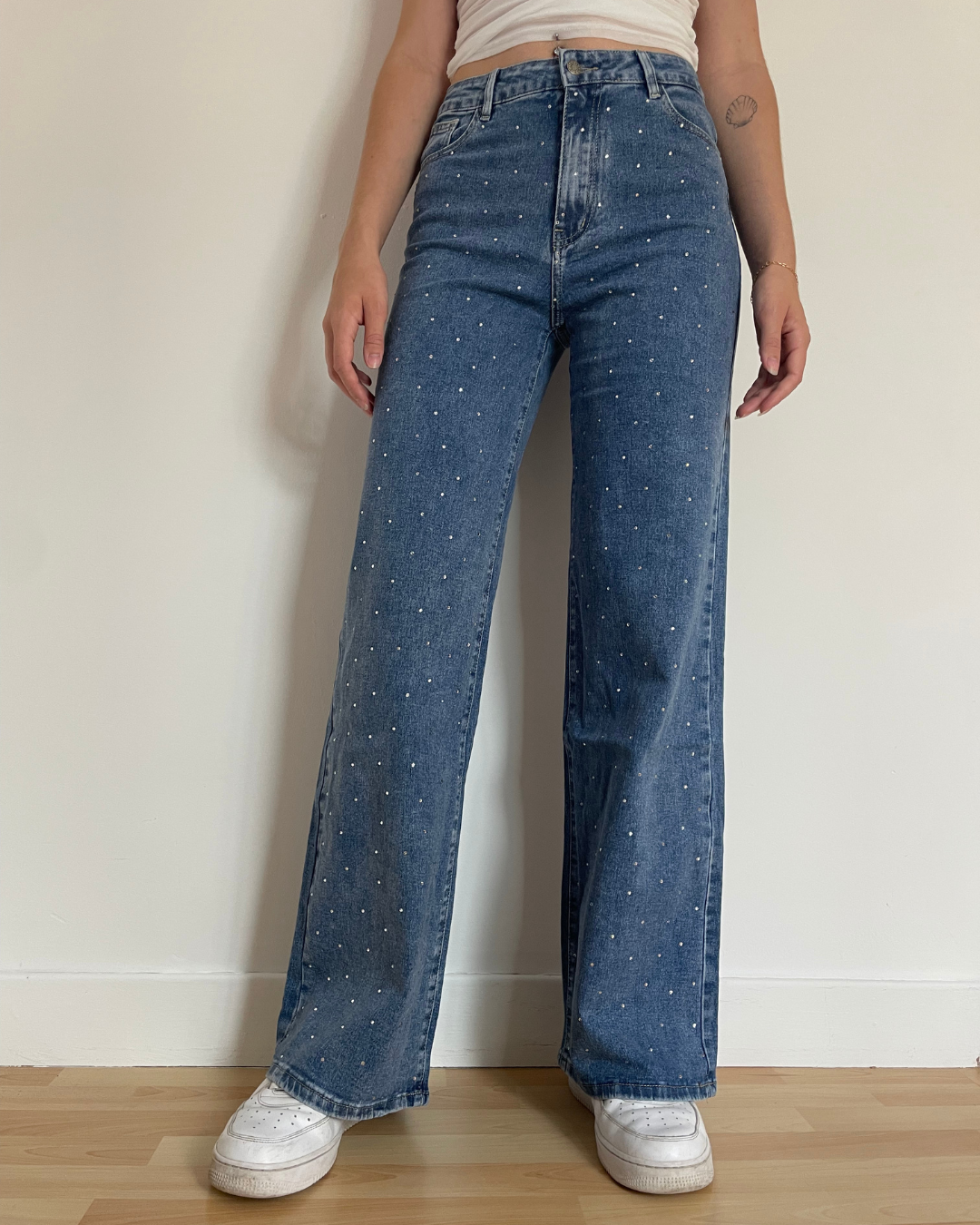 JEAN EXTRA LONG STRASS