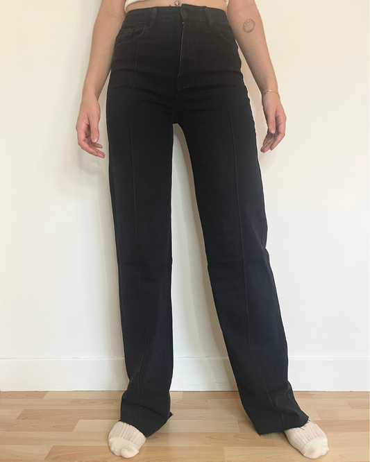 Jean extra long noir