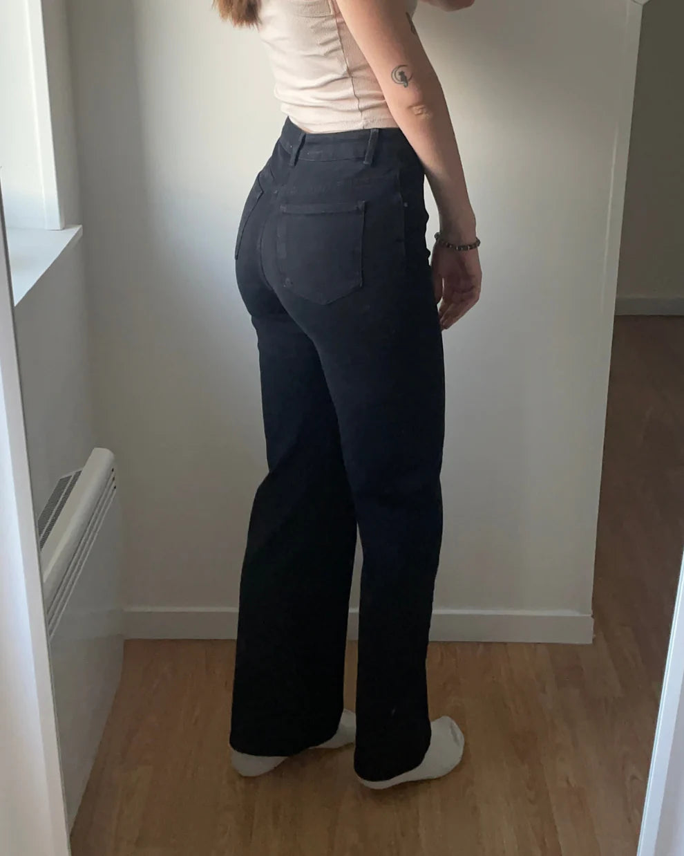 Jean extra long noir