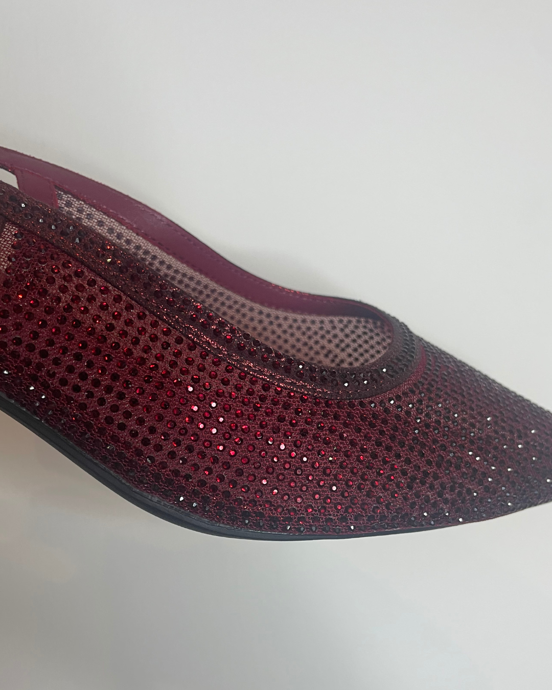Escarpins strass rouges grandes pointures