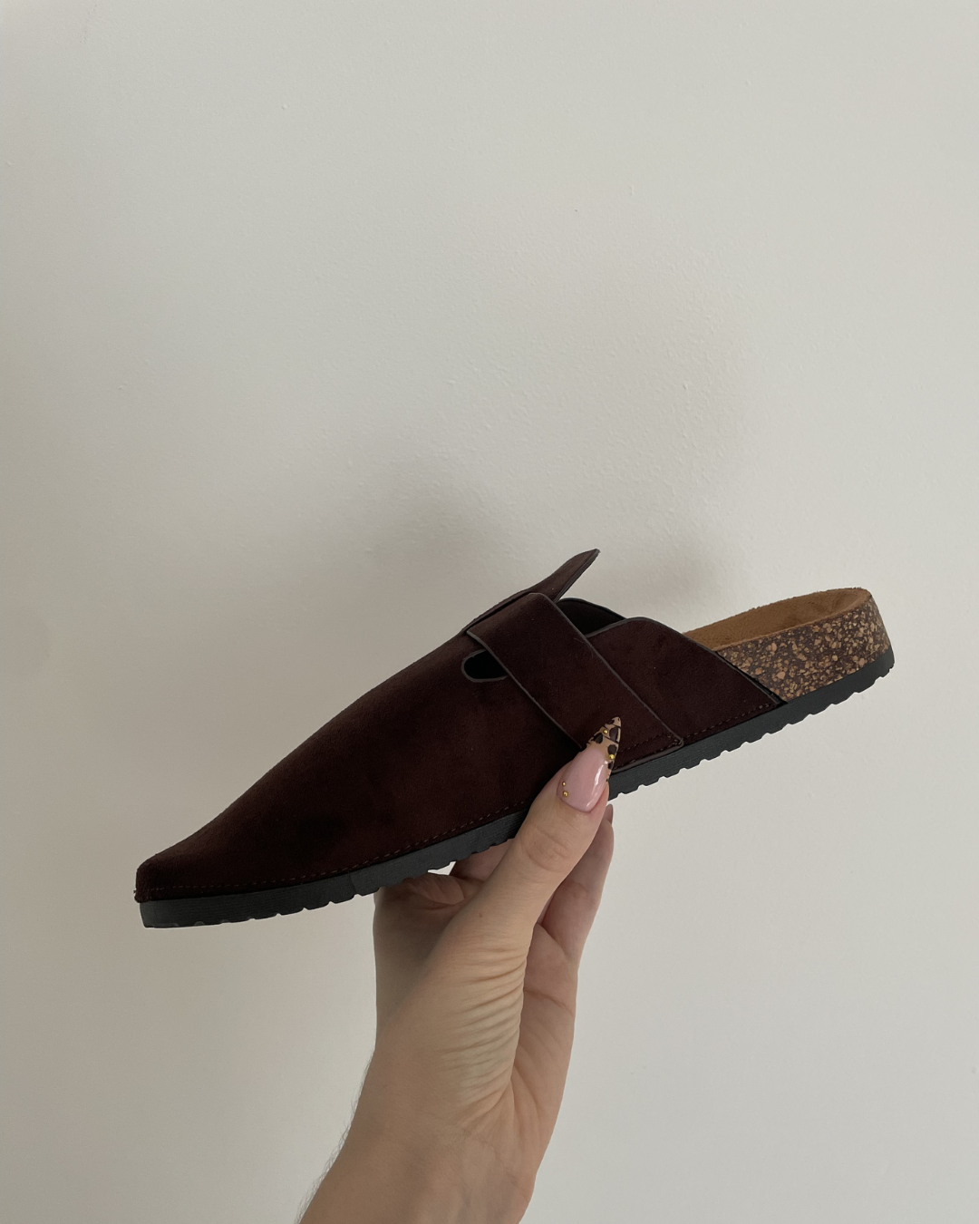 Mules marrons grandes pointures