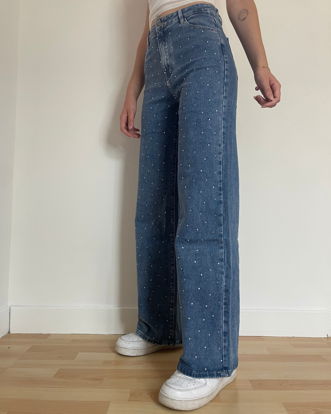 JEAN EXTRA LONG STRASS