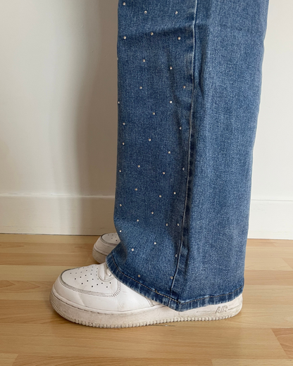 JEAN EXTRA LONG STRASS