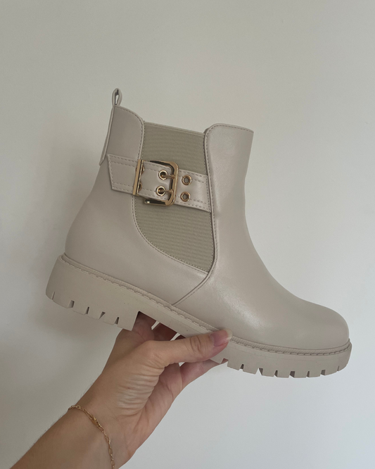 BOTTINES BEIGES