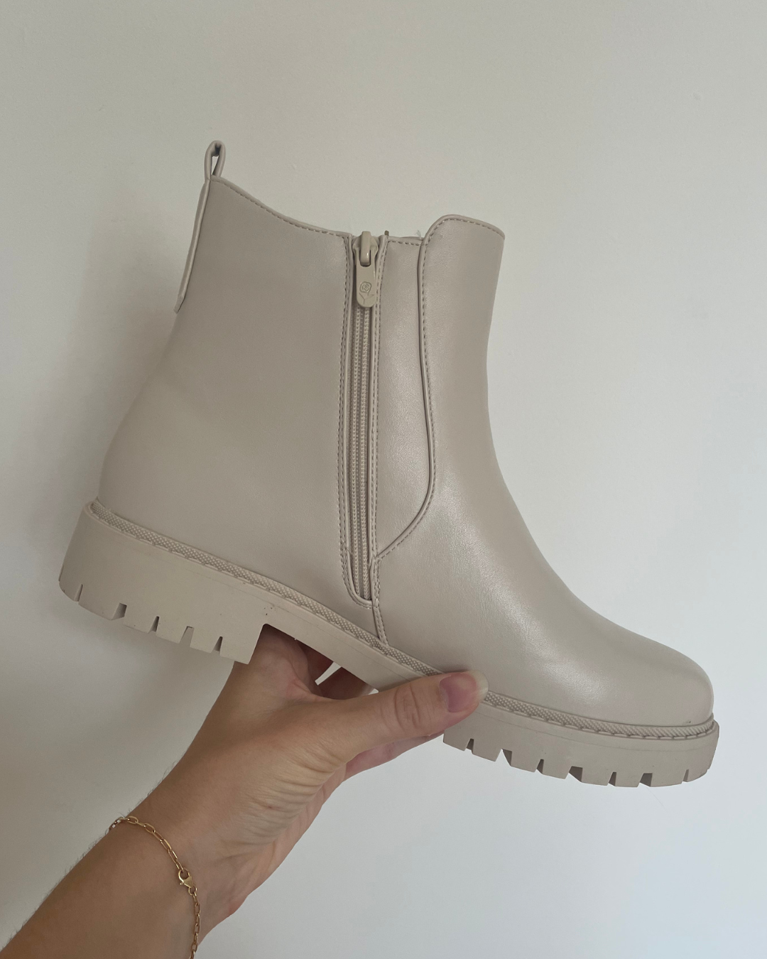 BOTTINES BEIGES