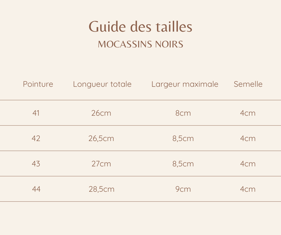 Mocassins noirs