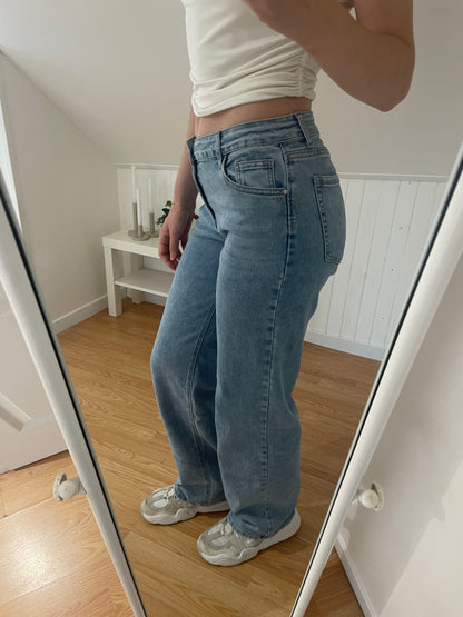 JEAN EXTRA LONG DROIT BLEU