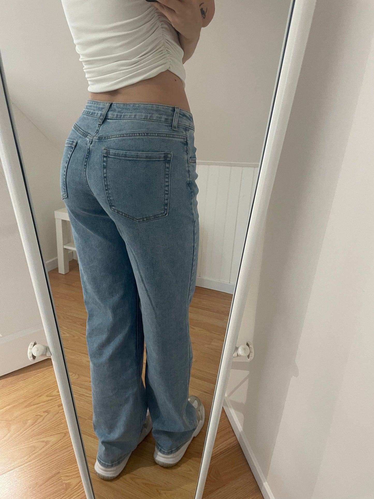 JEAN EXTRA LONG DROIT BLEU