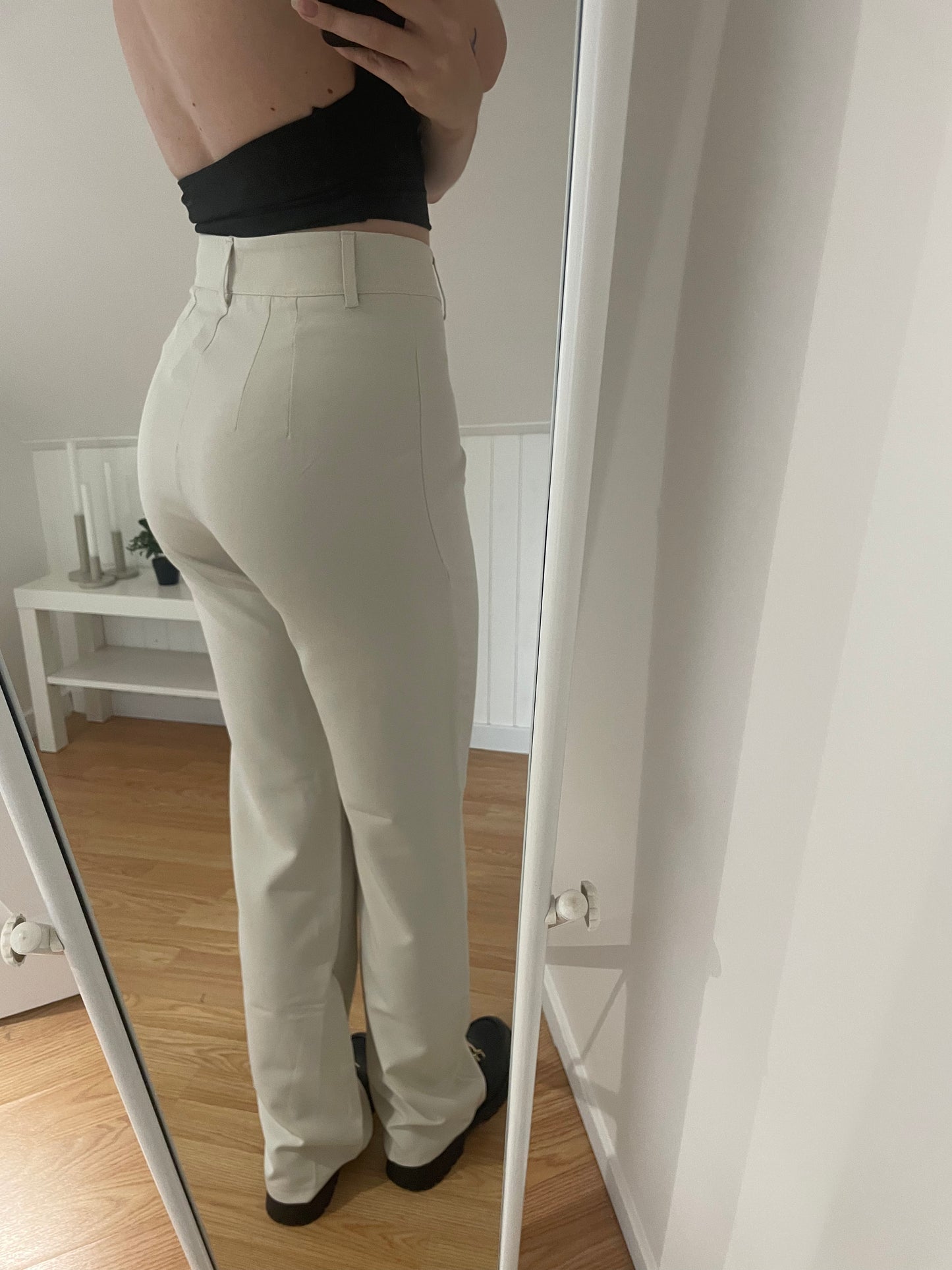 PANTALON BEIGE EXTRA LONG