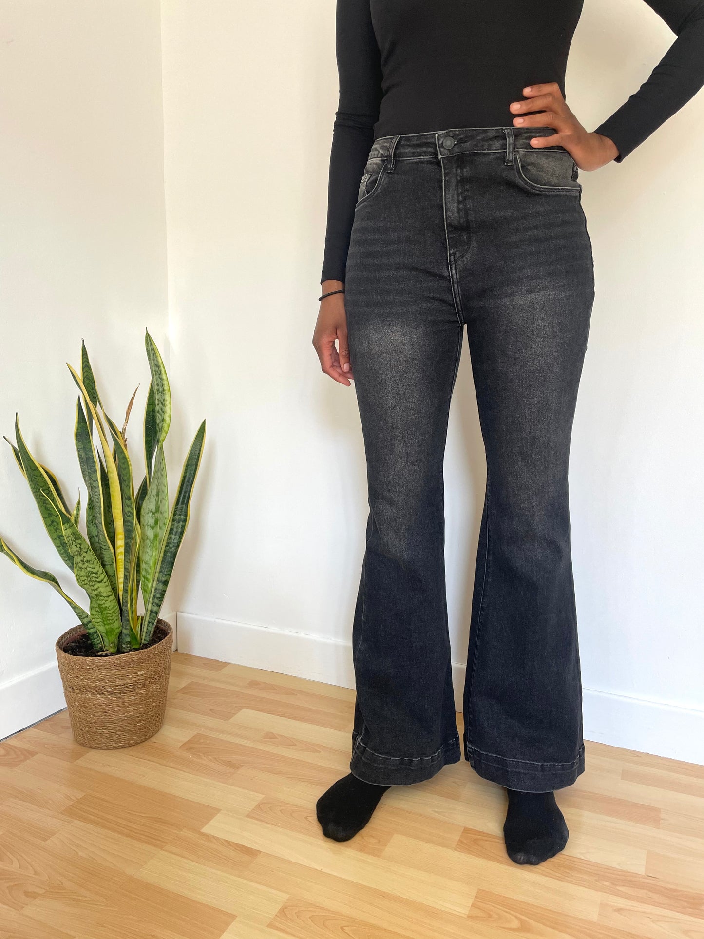 Jean flare noir