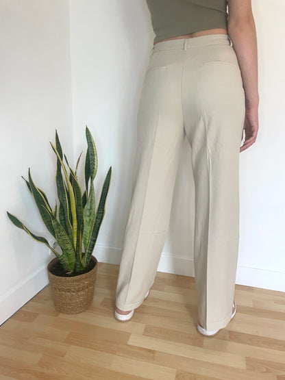 Pantalon classique beige