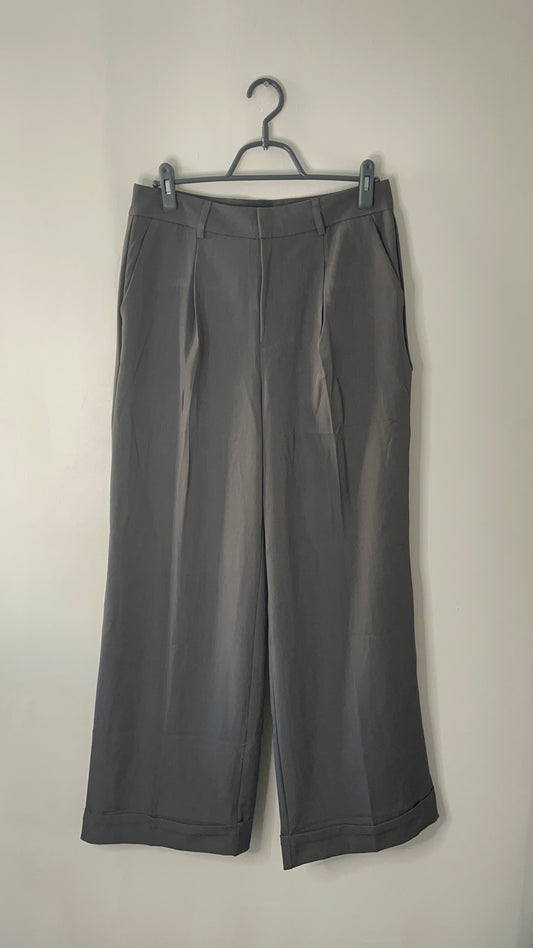 Pantalon fluide gris