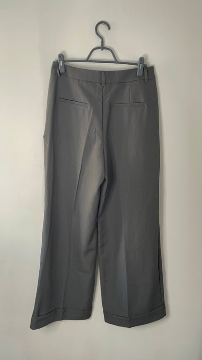 Pantalon fluide gris
